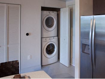 Full-size washers and dryers